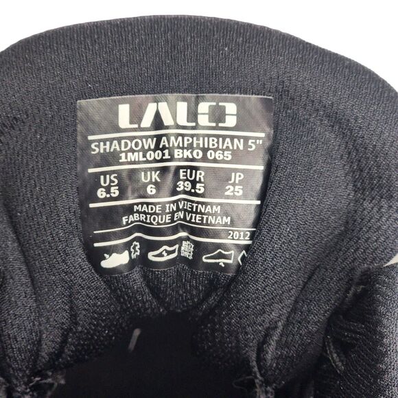 LALO Shadow Amphibian 5 in Tactical Boots Size 6.5 Black Ops 1ML001 BKO 065 - Picture 5 of 16